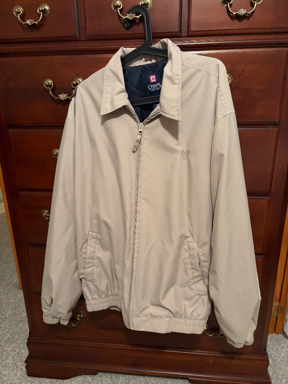 Vintage Chaps Men’s Bomber Style Jacket – Size XL